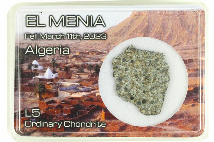 L Chondrite Meteorite ( g) Slice - El Menia #285481